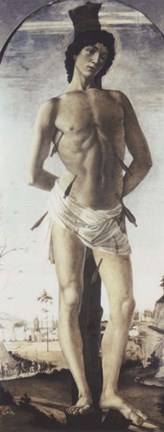Framed Saint Sebastian Print