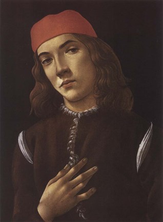 Framed Portrait of Youth Print