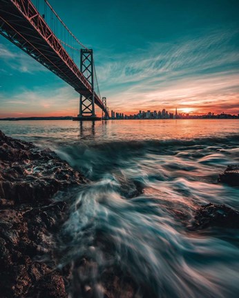 Framed Down by the Water Print