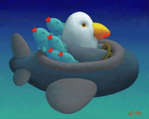 Framed Good Catch Print