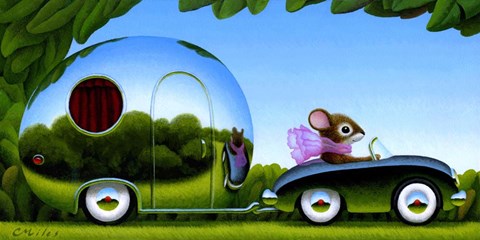 Framed Touring Print