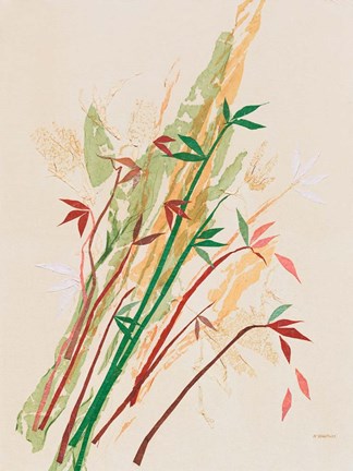 Framed Post Modern Bamboo Print