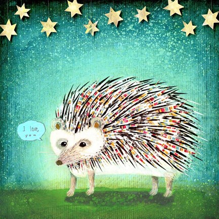 Framed Porcupine for Thomas Print