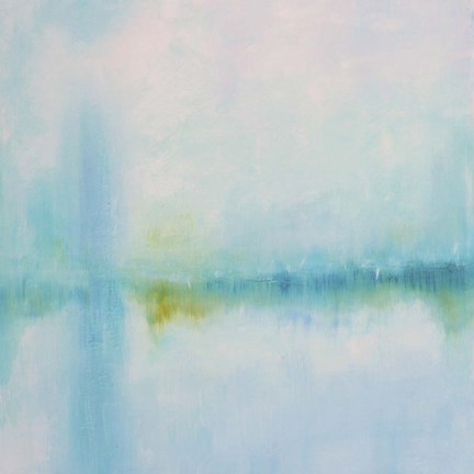 Framed Misted Shores Print