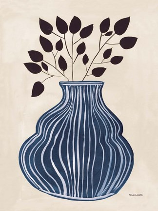 Framed Lapis Vase Print