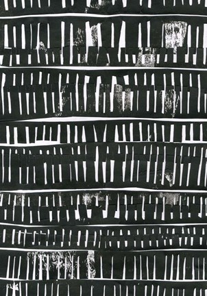 Framed Black Collage Print