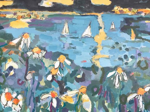 Framed Yachting Print