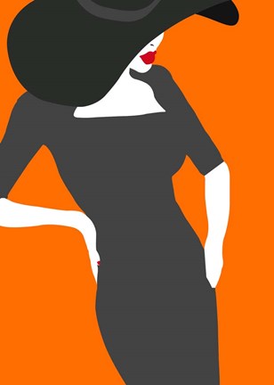 Framed Lady No. 18 Print