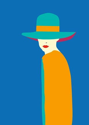 Framed Lady No. 7 Print