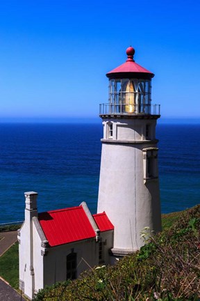 Framed Heceta Head Lighthouse Print