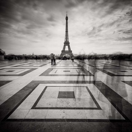 Framed Tourists Print