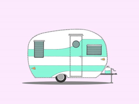 Framed Vintage Shasta Print