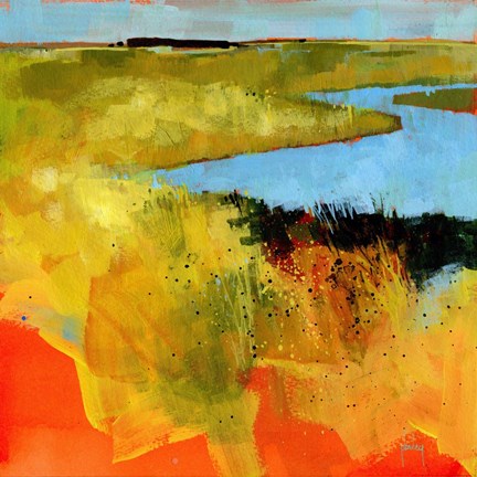 Framed Backwaters Print