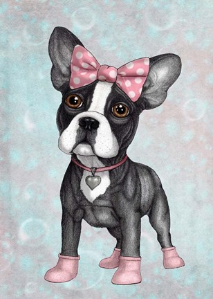 Framed Sweet Frenchie Print