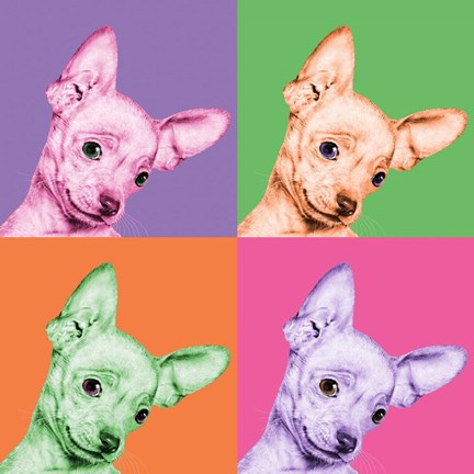 Framed Sweet Chihuahua Pop Print