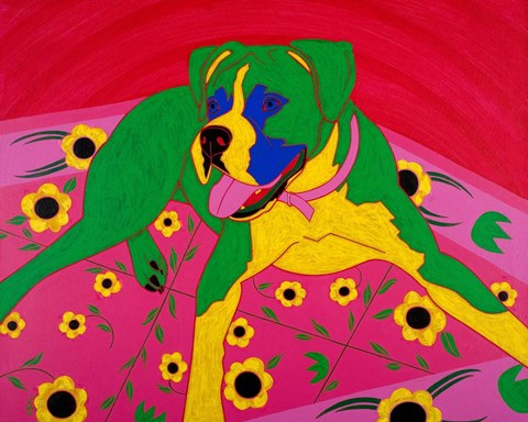 Framed Courageous Clown Print