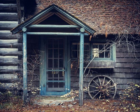 Framed Door to the Past Print