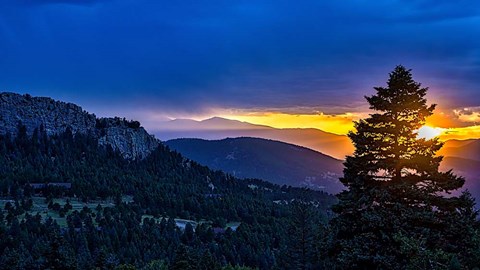 Framed Fading Glow Print