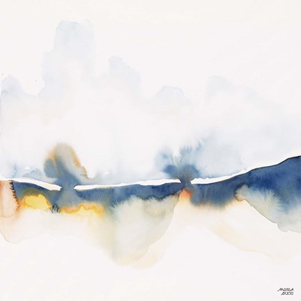 Framed Rain on Fire Print