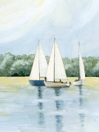 Framed Afternoon Sail I Print