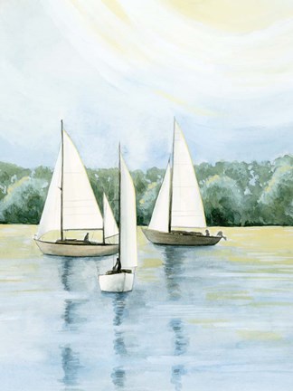 Framed Afternoon Sail II Print