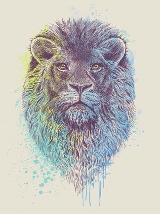 Framed Lion King Print
