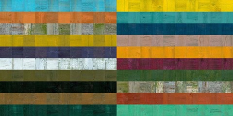 Framed Wooden Abstract VIII Print