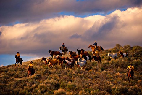 Framed Chasing Thunder Print