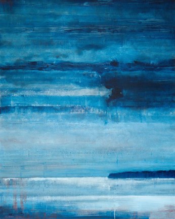 Framed Ocean Blue Print