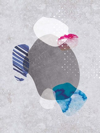 Framed Tidal Impressions No. 2 Print