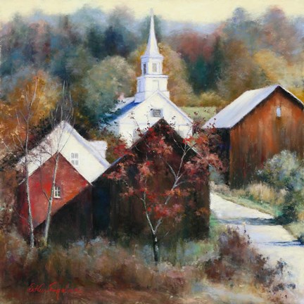 Framed New England Veterans Print