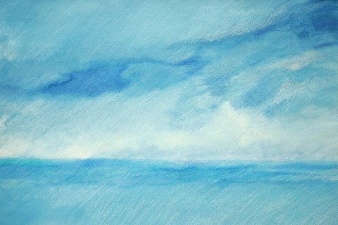 Framed Sky and Sea 3 Print