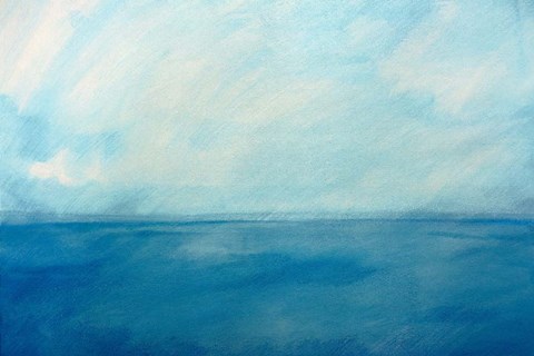 Framed Sky and Sea 6 Print