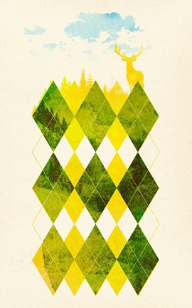 Framed Elegant Forest Print