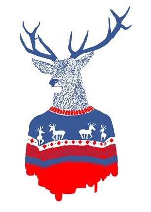 Framed Ugly Winter Pullover Print