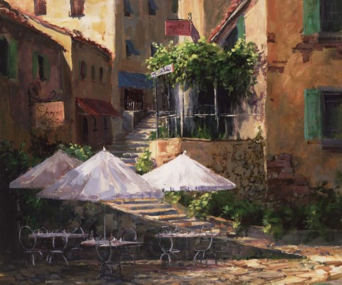 Framed Villa Garzon Print