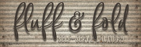 Framed Fluff &amp; Fold Print