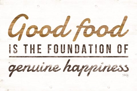 Framed Good Food Print