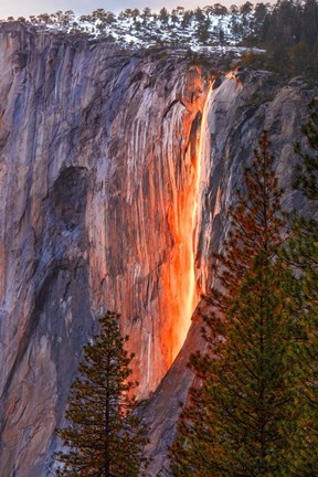 Framed Horsetail Fall Print