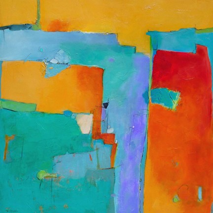 Framed Shades of a City Print