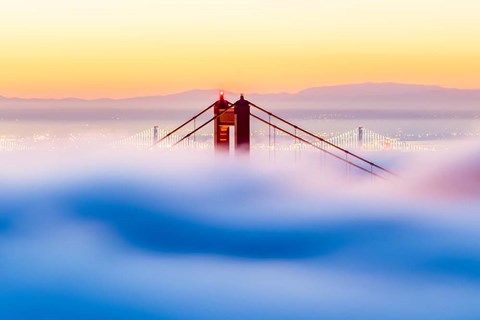 Framed Across the Bay Print