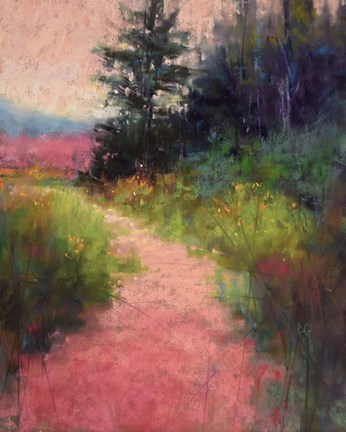 Framed Magenta Print