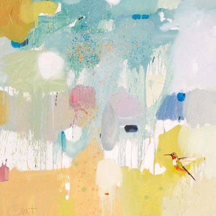 Framed Hummingbird at Home 2 Print