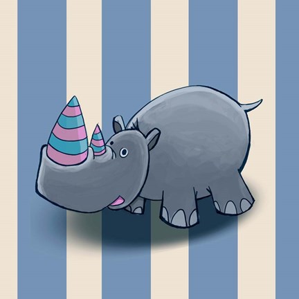 Framed Rhino Print