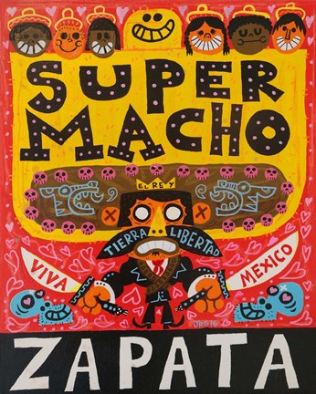 Framed El Mexicano Print