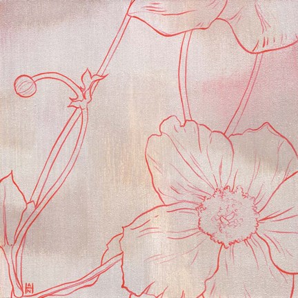 Framed Anemone I Print