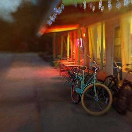 Framed Jennifer&#39;s Bike Print