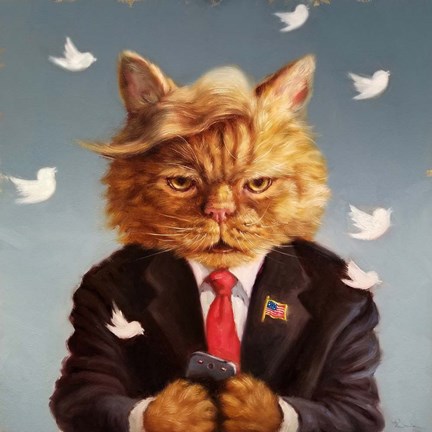 Framed Catty Remarks Print