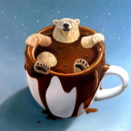 Framed Chocolate Spa Print