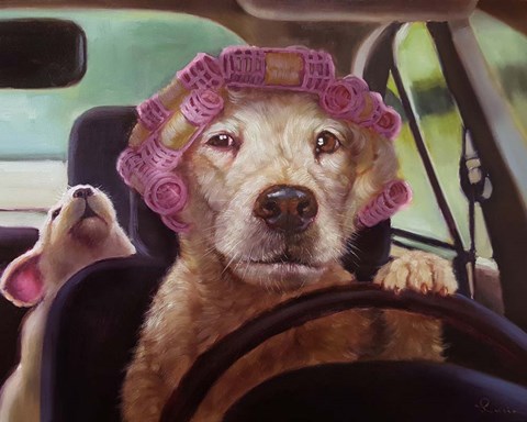 Framed Mommy Chauffeur Print